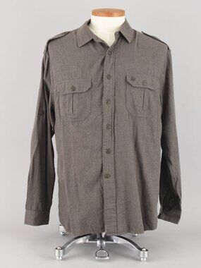 AIGLE Long Sleeve Button Down Shirts NWT Men's Large (Set of Two Lot)